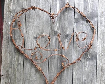 Love Brab Wire Heart