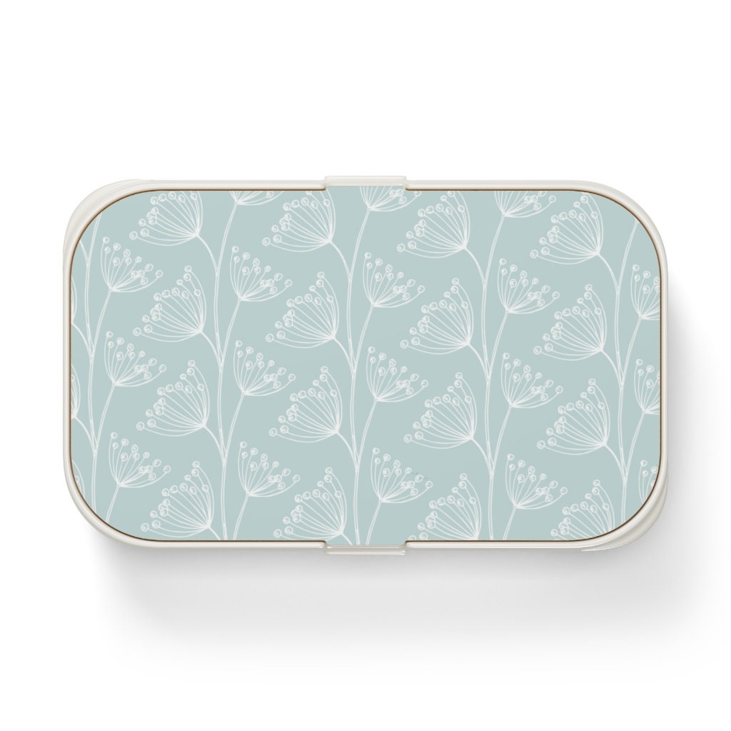 Muted Floral Bento Box, Bento Box, Bento Box for Adults, Adult