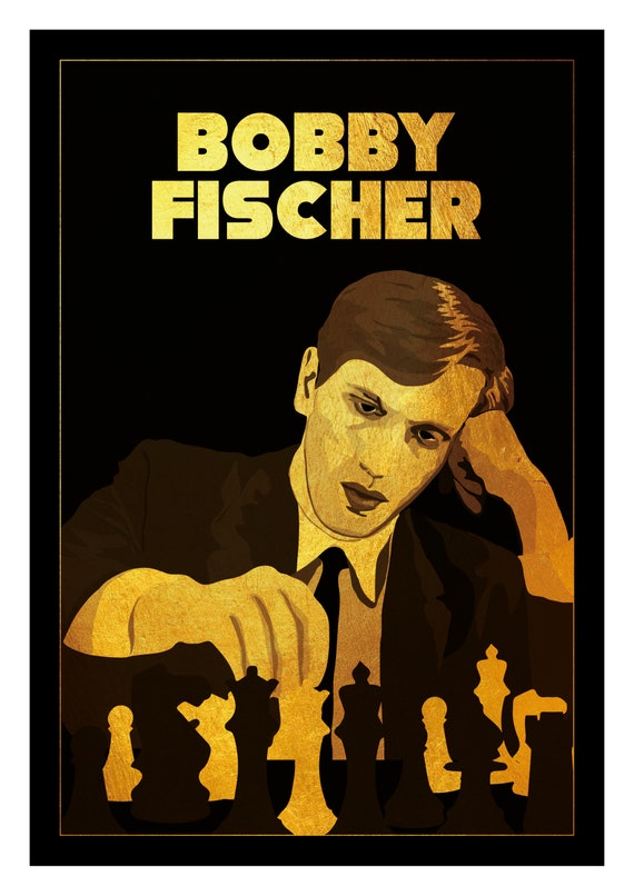 Poster Bobby Fischer World Chess Champion A4 A3 Poster 