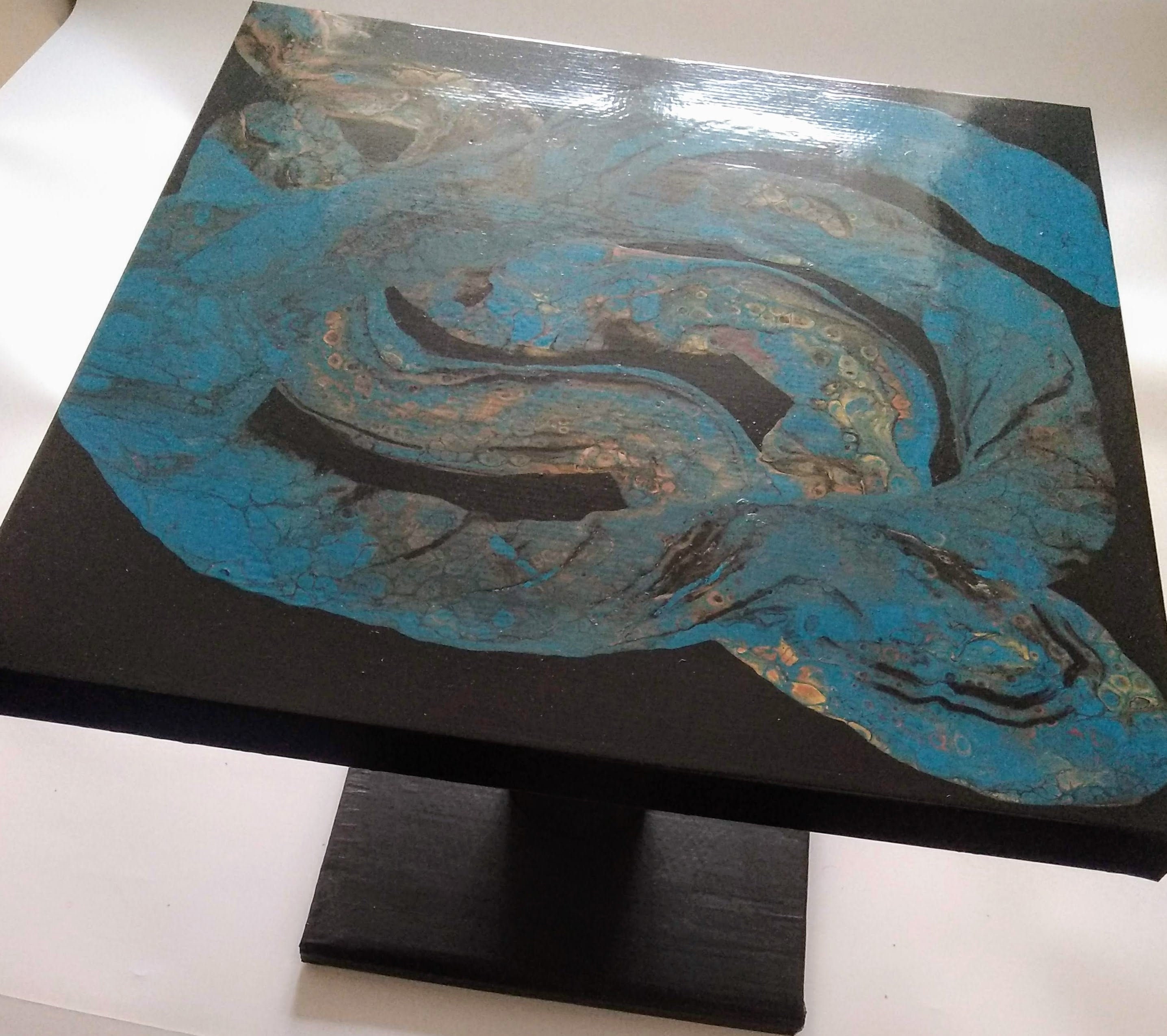 table basse Noire Et