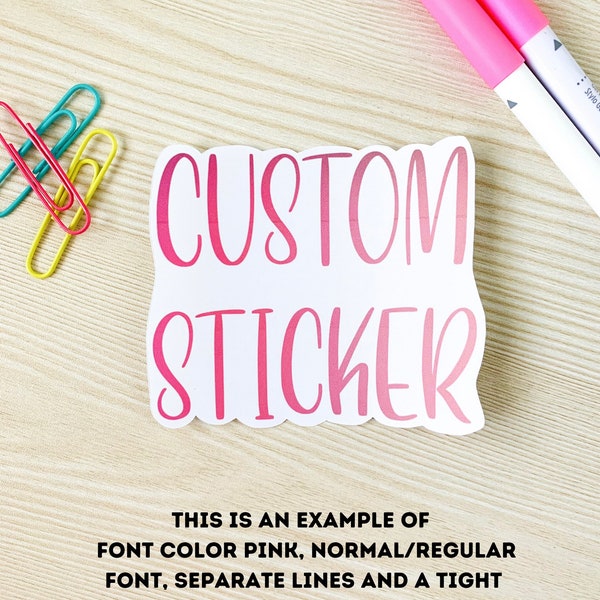 Custom Sticker, Personalized Sticker, Make your own sticker, Laptop Stickers, Planner Stickers