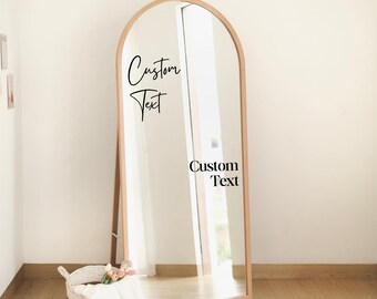 Wedding Mirror Decal | Wedding Mirror Sign | Wedding Decal for Mirror | Welcome Sign Decal | Couple Name Sticker | Welcome Sign Sticker