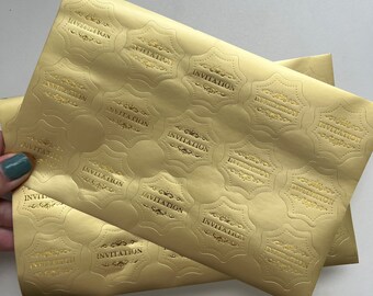 Wedding Invitation Stickers | Birthday Party Stickers | Invitation Stickers | Stickers for Envelopes | Wedding Invitations
