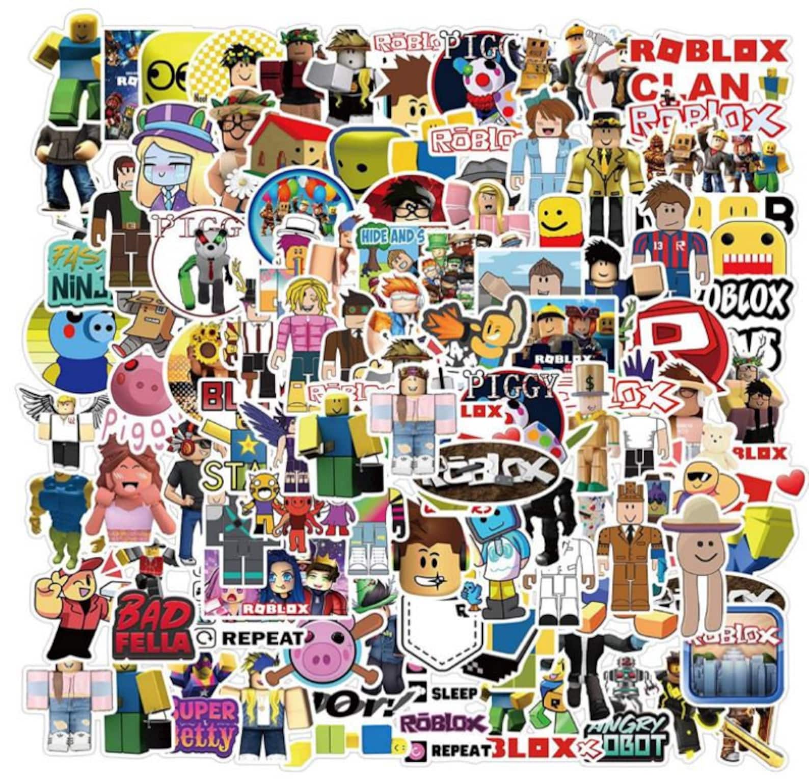 Roblox Stickers Random Assortment FREE SHIPPING | Etsy