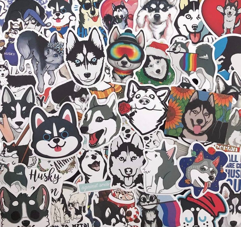 Husky stickers FREE SHIPPING!Free Tracking Random Assortment
