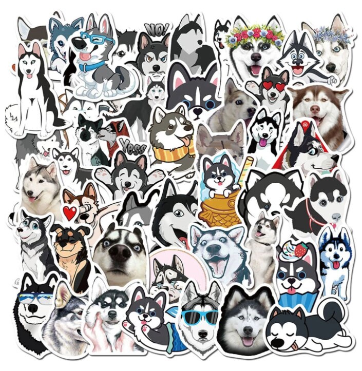 Husky stickers FREE SHIPPING!Free Tracking Random Assortment