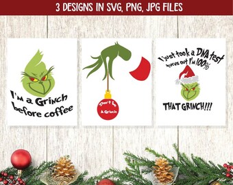 Download Free Don T Be A Grinch Etsy SVG DXF Cut File