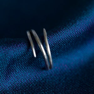 Spiky ear cuff / ear wrap. Contemporary, minimalist, sleek! Adjustable, No piercing needed!
