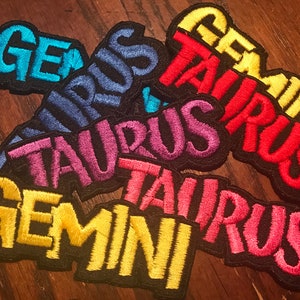 Zodiac patches