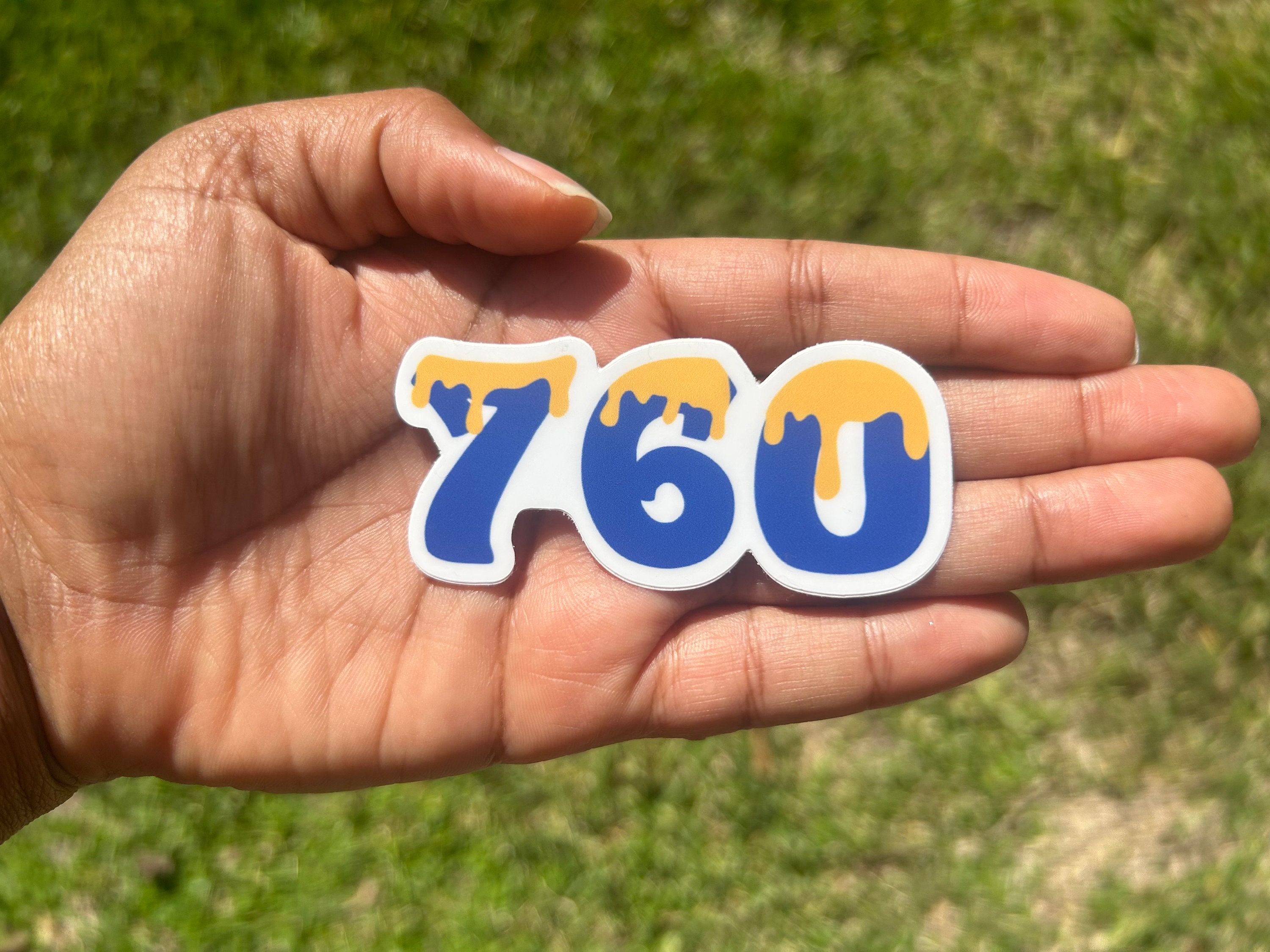 San Diego Area Code 760 Sticker - Etsy