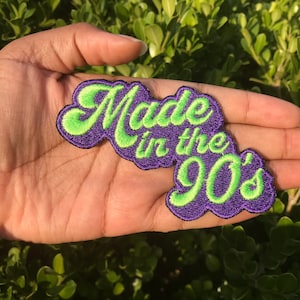 Made in the 90's Patch