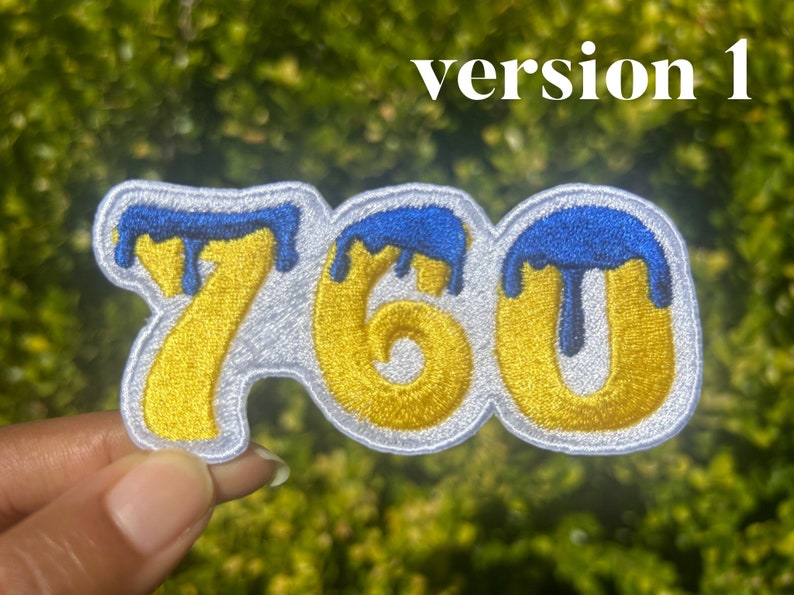 San Diego Area Code 760 Patch - Etsy