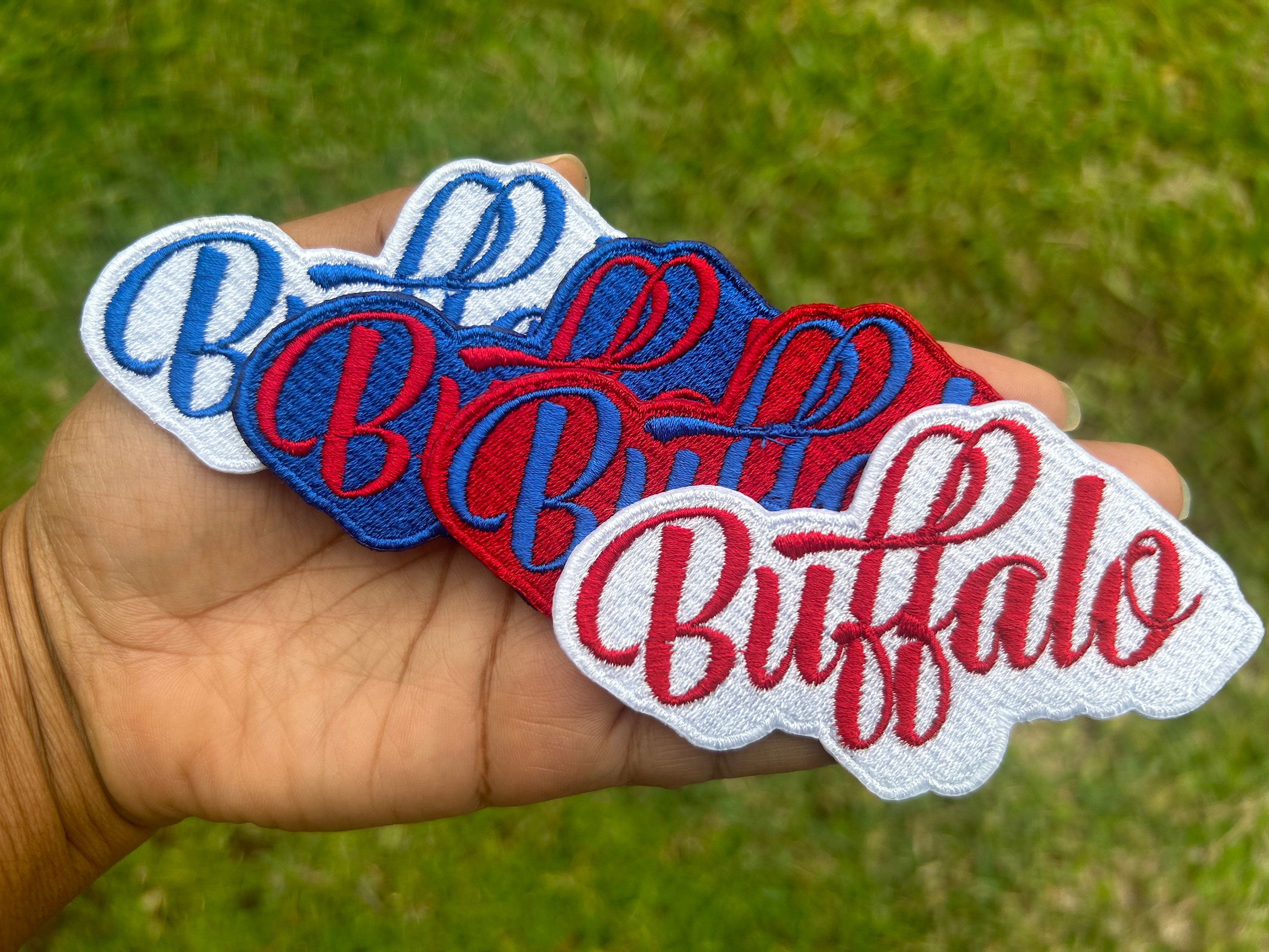 Buffalo Bills Embroidered Iron-on Team Logo Patch - Free US Shipping