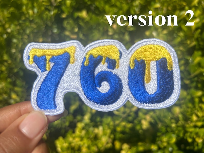 San Diego Area Code 760 Patch - Etsy