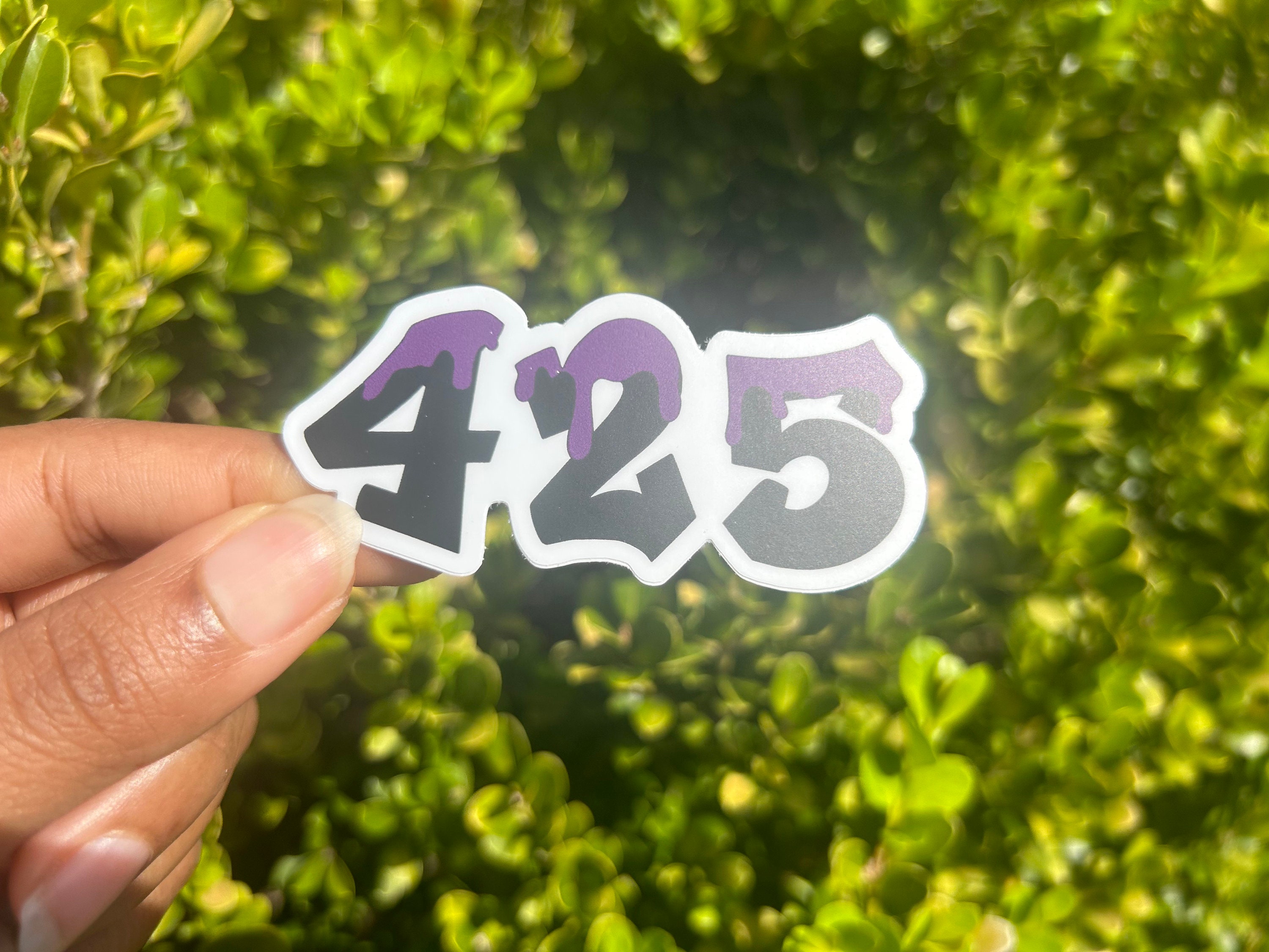 425 Area Code Sticker - Etsy