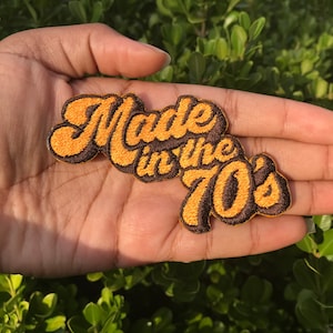 Made in the 70's Patch