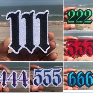Angel Number Patch 1111 222 333 444 777 888 - Manifest
