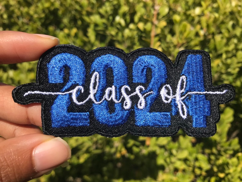 Class of 2024 Patch / Custom Colors Etsy