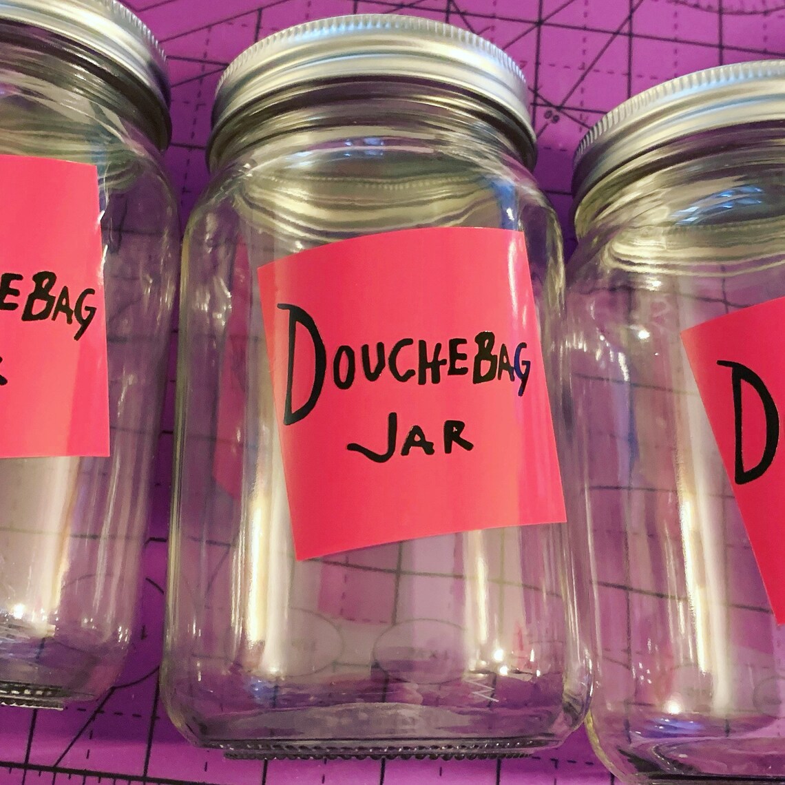 Douchebag Jar New Girl Rules at Edna McAndrews blog