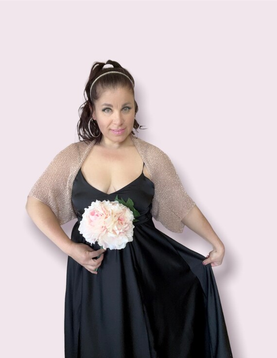 Rose Gold Shrug Rose Gold Bolero Bolero 