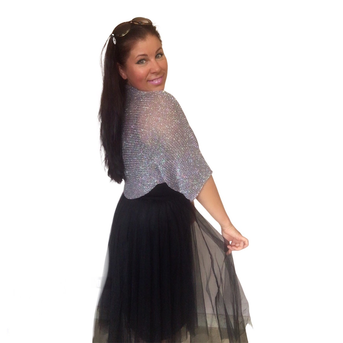 Wedding Silver Shrug Shrugs and Boleros Shrugs for Wedding Etsy