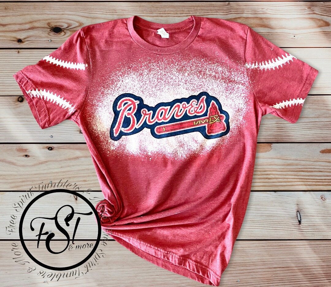 Bleached braves shirt Clearance