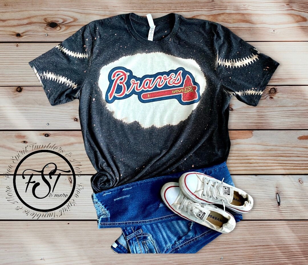 Bleached braves shirt Clearance