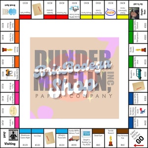 L'Ufficio - Tabellone Monopoli a tema + Carte