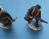 TSSD Hand-painted Squad of WW 2 German Infantry in Great Coats
