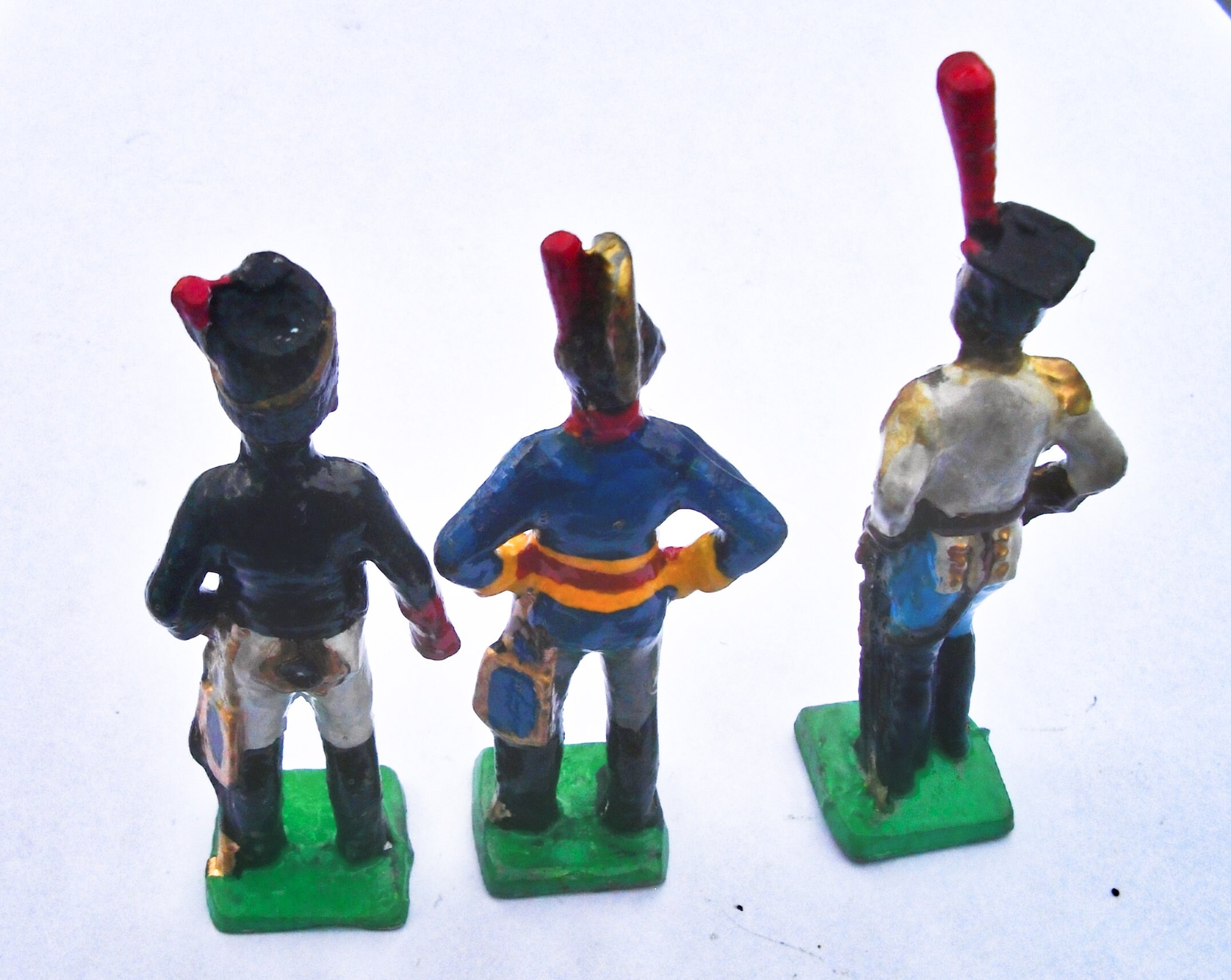 Napoleonic Wars Officers Three Hand-made 1/32 Traditional Style Toy ...