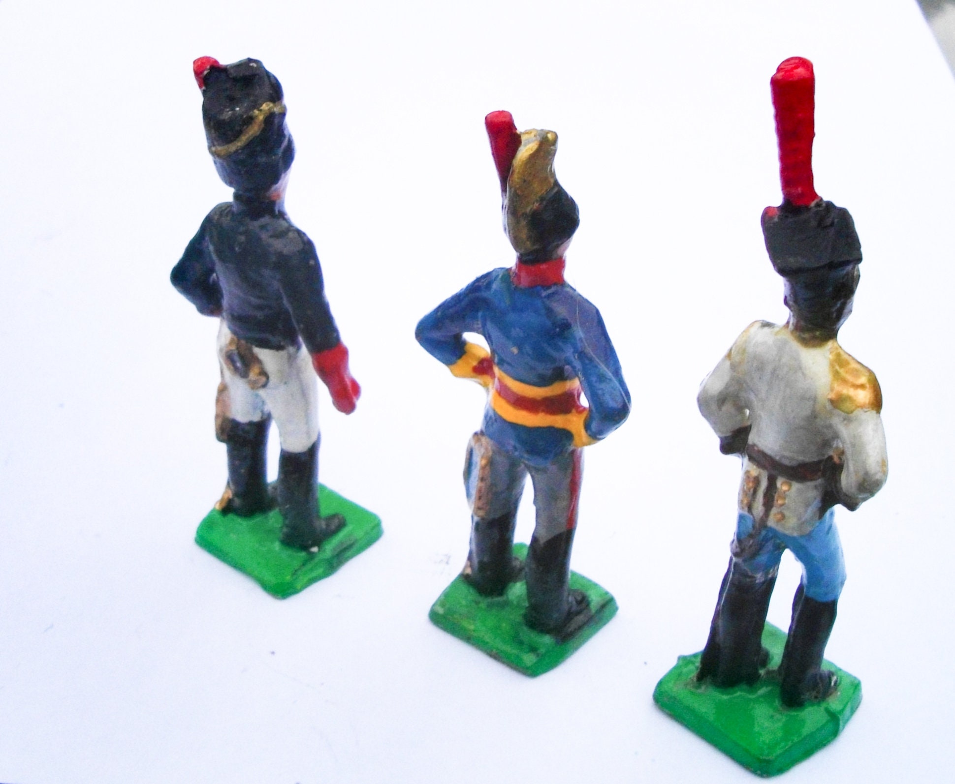 Napoleonic Wars Officers Three Hand-made 1/32 Traditional Style Toy ...