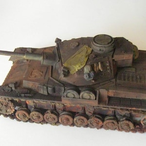 Panzer lV German Tank WW ll Model Built/Built Up 3D Printed 1/35