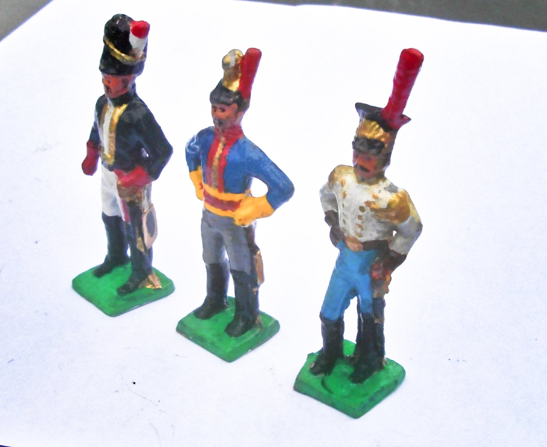 Napoleonic Wars Officers Three Hand-made 1/32 Traditional Style Toy ...