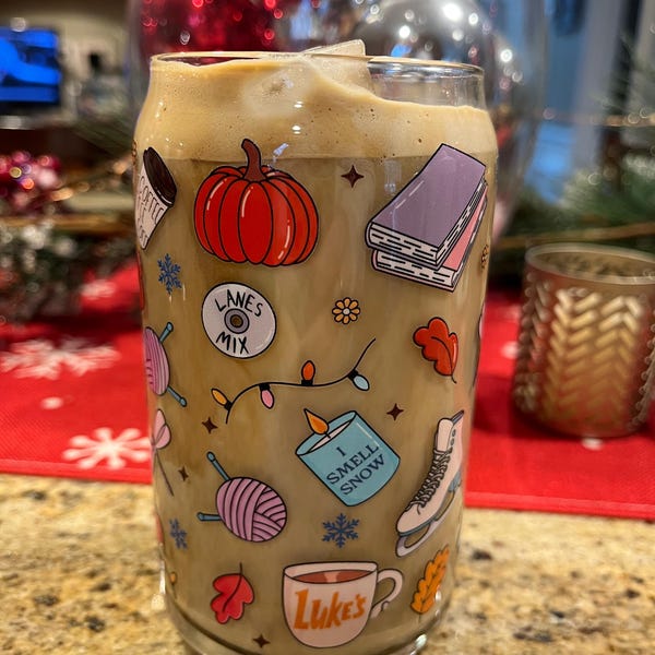 Gilmore Beer Can Glass | I Can't Stop Drinking the Coffee | Gilmore Fan | Gilmore  Gift | Coffee Coffee Coffee