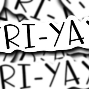 Fri-Yay pegatina! / Pegatina para portátil / Pegatina para botella de agua / Pegatinas del profesor