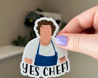 Ja Chef! Vinyl Sticker - Der Bär Carmy Fan Art