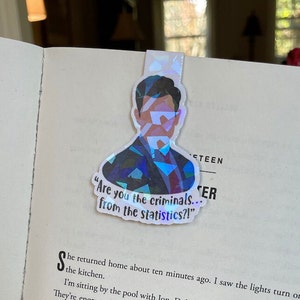 Magnetic BOOKMARK Are You The Criminals... From The Statistics!? | Schmidt Quote | New Girl Quote Sticker| Funny New Girl Sticker |