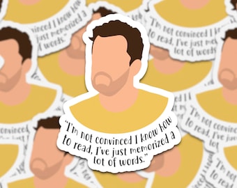 Nick Miller New Girl | Know How To Read | New Girl Quote Sticker| Funny New Girl Sticker | - Nick Miller Quotes