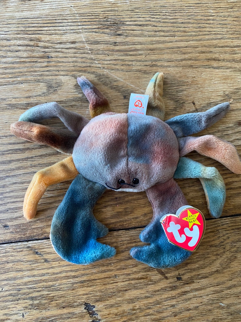 TY Beanie Babies Claude the crab errors on tag Etsy