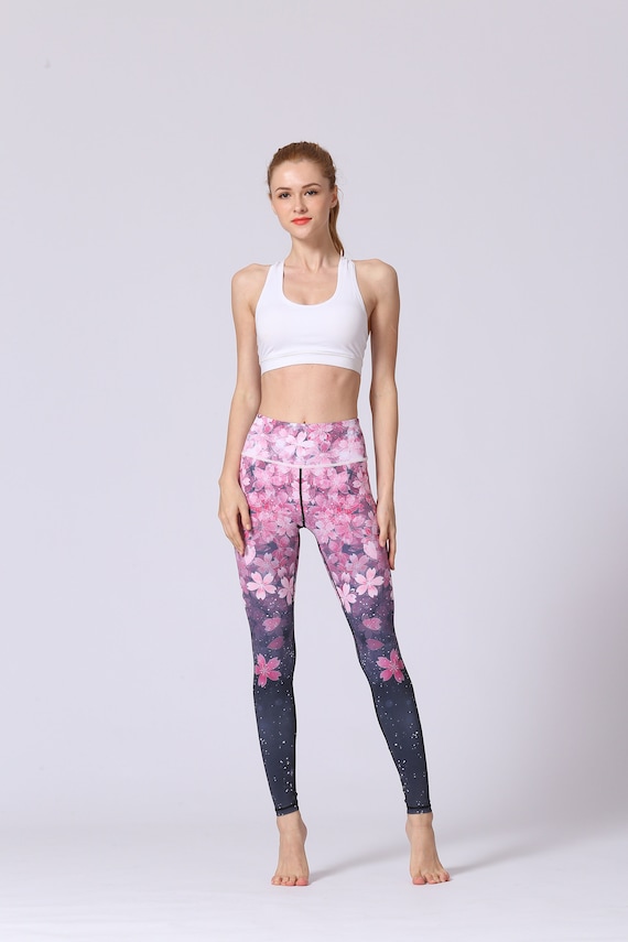 Artist Designed Limited Sexy Womens Printed Yoga Pants High Waist