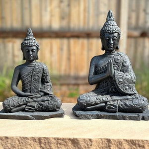 Large Shungite Meditating Buddha Large Shungite Meditating Buddha