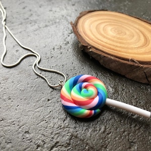 Lollipop Necklace | Lolly Pendant| Childhood memories