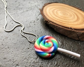 Lollipop Necklace | Lolly Pendant| Childhood memories