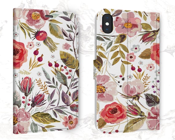Lovely mermaid iPhone Wallet case card holder 11 Pro iPhones Xr cases wallet iphone 8 plus iPhone Xs Max case flip iPhone x iPhone 11 cover