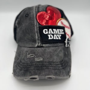 Gorra de béisbol del día del juego