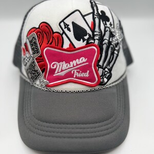 Gray Mama Tried Trucker hat