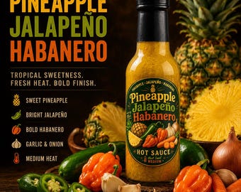 Pineapple Jalapeño Habanero Hot Sauce