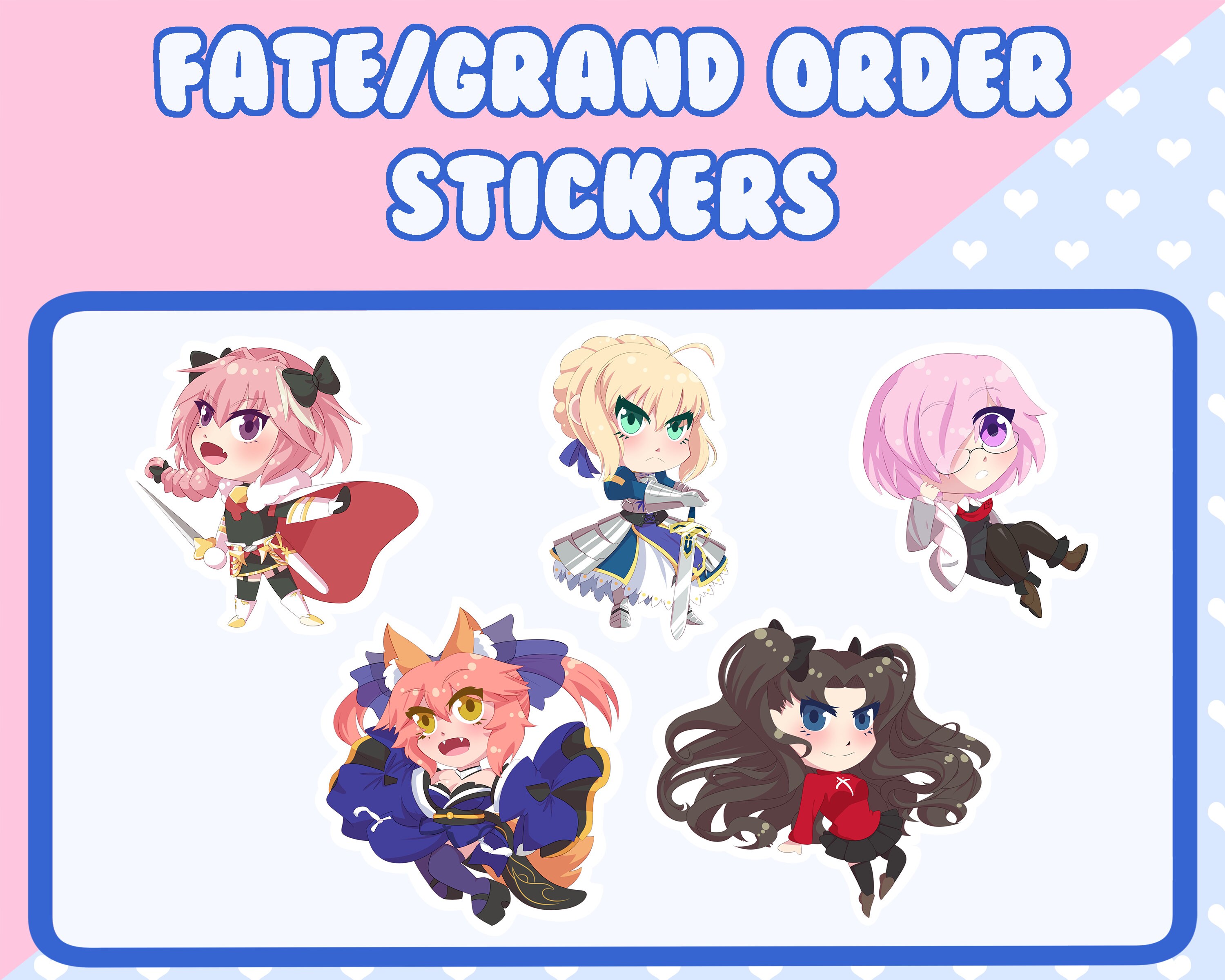 Fate/Grand Order FGO Stickers | Etsy