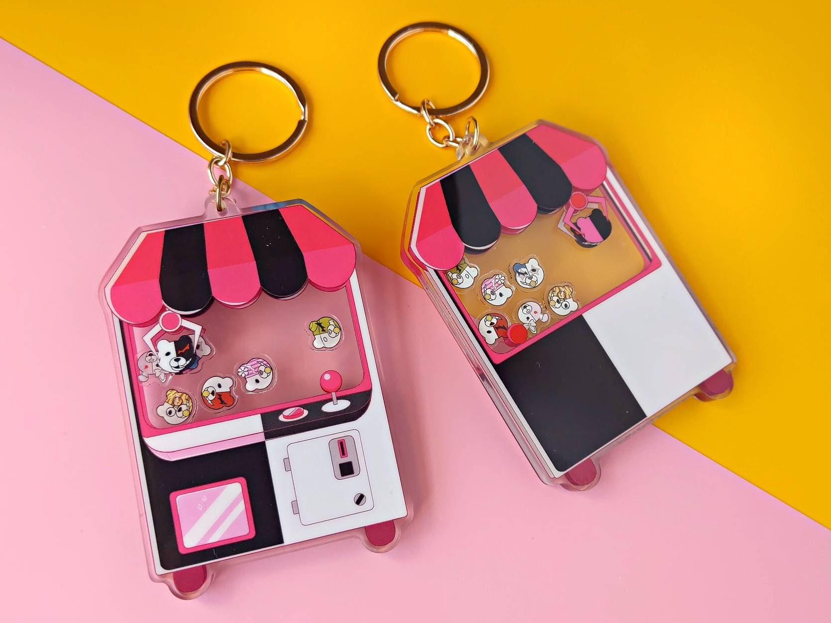 Danganronpa UFO Catcher 3.5" Shaker Acrylic Charm