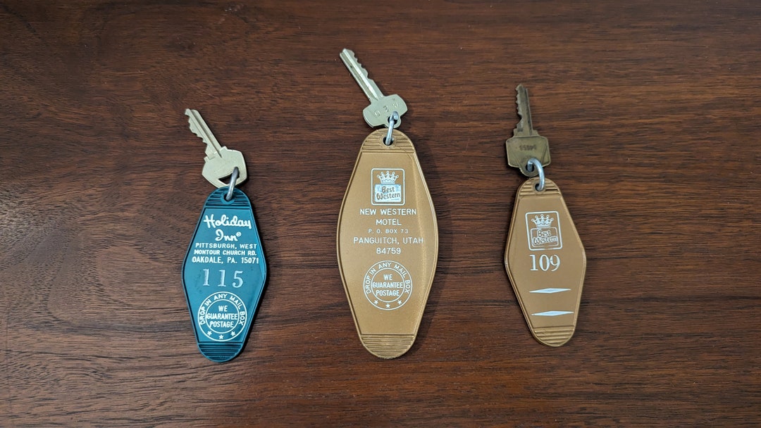 Vintage Motel Keys Etsy